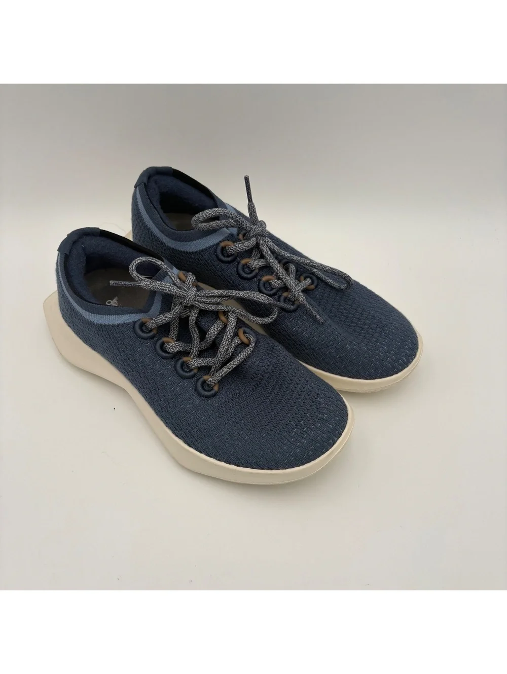 Allbirds $135 Womens Tree Dasher 2 8.5 Running Sneakers Navy Blue Outdoor Casual